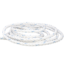 Hot sell specification 3 strand good breaking strength multicolor braid polypropylene rope